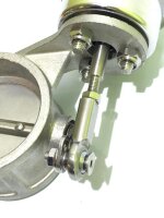 Exhaust flap vacuum stainless steel 50mm 2”