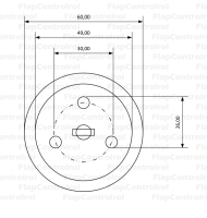 Unterdruckdose Auspuffklappe Vakuum Edelstahl