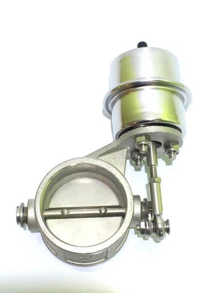 Exhaust flap vacuum stainless steel 60mm 2,36"