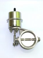 Exhaust flap vacuum stainless steel 70mm