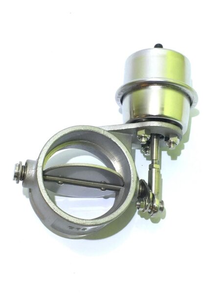 Exhaust flap vacuum stainless steel 76mm 3" open