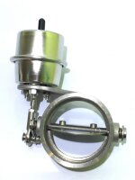 Exhaust flap vacuum stainless steel 76mm 3" open