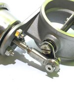 Exhaust flap vacuum stainless steel 76mm 3" open