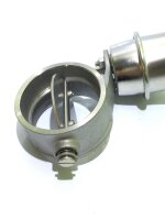 Exhaust flap vacuum stainless steel 76mm 3" open